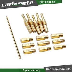 Carburetor 9pcs Main Jets & 5pcs Pilot/Slow Jet Kit For Honda TRX450R TRX450ER - Bild 1 von 9