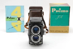 [FAST NEUWERTIG] Tokyo Kogaku PRIMO JR Spiegelreflexkamera mit zwei Objektiven Topcor 6cm F2.8 JAPAN - Bild 1 von 24