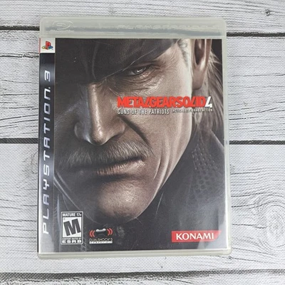 Metal Gear Solid 4: Guns of the Patriots PlayStation 3 PS3 Etiqueta Negra En Caja Original Foto 1 de 4