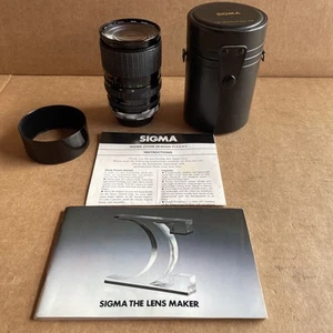 Sigma Zoom f=28-80mm 1 f/3.5-4.5 Zoomobjektiv für Canon mit Haube & Tasche - Bild 1 von 9