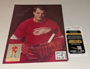 Gordie Howe Detroit Red Wings Signed Beckett Magazine JSA Certified  - Picture 1 of 5