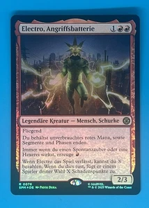 Mtg Electro, Assaulting Battery Foil German (US Seller) - Picture 1 of 2