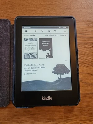 Amazon Kindle Paperwhite 1. Generation (2012) – WLAN, 6", Beleuchtung, schwarz - Bild 1 von 3