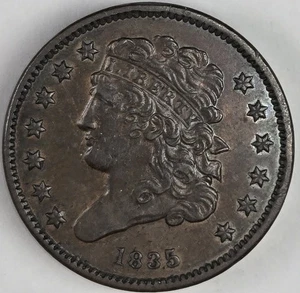 1835 AU Classic Head Half-Cent - Picture 1 of 4