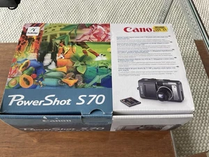 Canon PowerShot S70 7.1MP Compact Digital Camera Black Boxed Fully Working - Picture 1 of 8