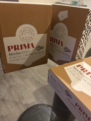 Протеиновый батончик PRIMA ORDINRAL из травы 💪 (7 упаковок, мокко) - Изображение 1 из 2