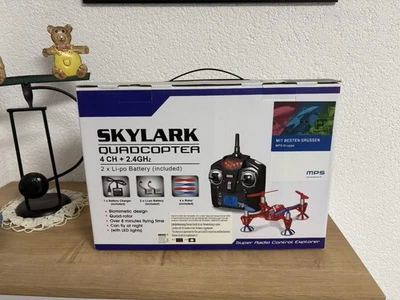 Drohne für Anfänger Quadcopter 2 St. Li Po Batterien Nachtflug LED Leuchten - Bild 1 von 4