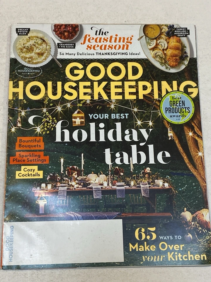 Good Housekeeping Magazine Nov 2021 Holiday Table Thanksgiving Christmas Season - Image 1 of 1