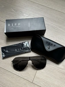 DIFF Dash Shield Sonnenbrille Damen Gunmetal NEU - Bild 1 von 9