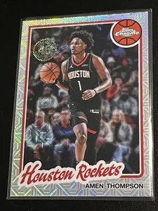 2025-26 Topps Basketball Chrome Silver Pack Mojo Refractor Amen Thompson #TC-AT - Bild 1 von 2