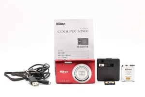 Exc Nikon COOLPIX S2900 Compact Digital Camera Red Direct from Japan 939 - Picture 1 of 10
