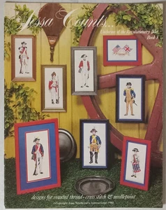 Uniforms of the Revolutionary War Book 3 Cross Stitch Patterns Jessa Vtg 1980 - Picture 1 of 8