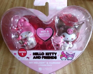 Hello Kitty & Friends MY MELODY & KUROMI Figures NEW Series 1 - Picture 1 of 4