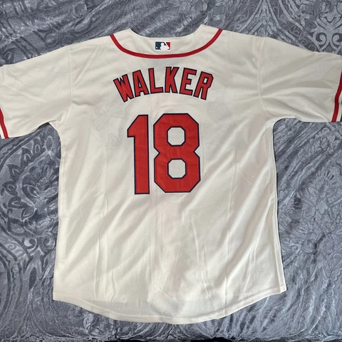 Jordan Walker Jersey St Louis Cardinals Cream Large #18 Rookie Cover