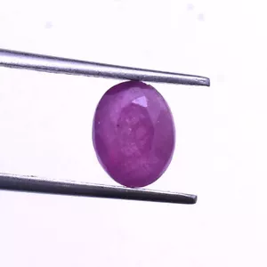 2.90 Cts Natural Mozambique Ruby Untreated Oval Cut Dazzling Red Loose Gemstone - Picture 1 of 6