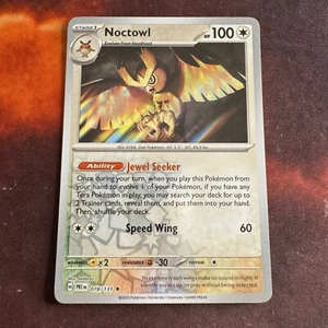 Noctowl 078/131 Sv: Prismatic Evolutions Reverse Holo - Picture 1 of 2
