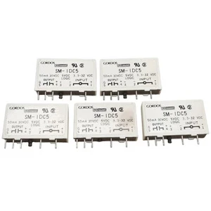 Lot of 5 Gordos Crouzet SM-IDC5 Relay Module, 3.3-32VDC Input, 50mA 30VDC Output - Picture 1 of 5