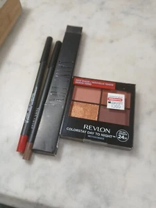 Saint Luxe MORGANITE + CARMELIAN LIP LINER DUO + Revlon Stylish Eyeshadow Quad - Picture 1 of 1
