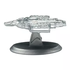 Scene It Star Trek Mover Token Pawn 3 of 4 Replacement Silver Plastic Ship - Picture 1 of 3