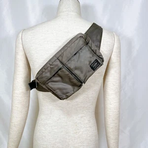 Yoshida Porter Tanker Shoulder bag waist bag Silver gray discontinued color - Picture 1 of 22