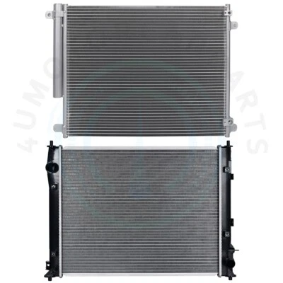 Kit de refrigeración de radiador y condensador de aire acondicionado para Honda Civic LX EX DX 2016-2019 2,0 L L L4 Foto 1 de 4