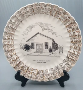 Iglesia Metodista Larkin St. - Houston, Tx. - Placa de exhibición conmemorativa de 10" - Imagen 1 de 8