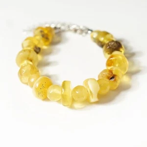 USA Handmade Women's Bracelet from Natural Baltic Amber KIZIMA - Picture 1 of 8
