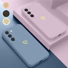 Cute Heart Shockproof Case For Samsung S22 S21 Ultra Plus S20 FE A13 A73 A53 5G