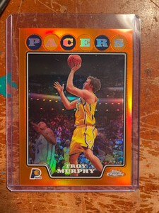 2008-09 Topps Chrome Basketball Orange Refractor Hologram