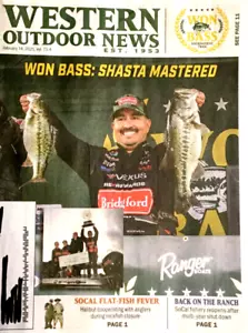 WESTERN OUTDOOR NEWS SPORTSMAN MAGAZINE Feb. 14, 2025 Fishing Salt Fresh HUNTING - Picture 1 of 20