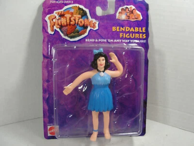 Mattel The Flintstones Movie "Betty"  Bendable Figure 1993 New Pkg. - Image 1 of 2