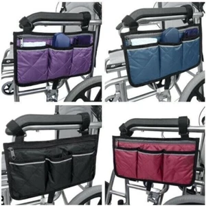 Armlehne Walker Tasche Zubehör Korb Rollstuhl Rollator Beutel für Ältere Große - Bild 1 von 19