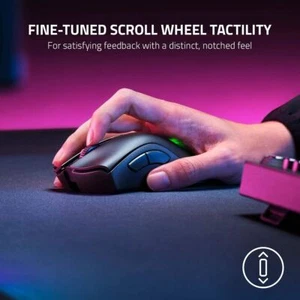 Razer DeathAdder V2 Pro Gaming Mouse Dual Wireless Ergonomic RGB Black - Afbeelding 1 van 4