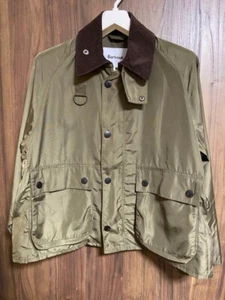Barbour Spey Jacket Khaki Brown Size S Nylon Polyester from Japan WOMENS!!!!!!!! - Picture 1 of 16