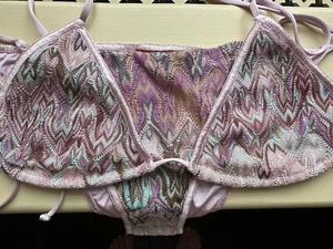 Bikini triangular para mujer Missoni nuevo talla Uk 12 - Imagen 1 de 5