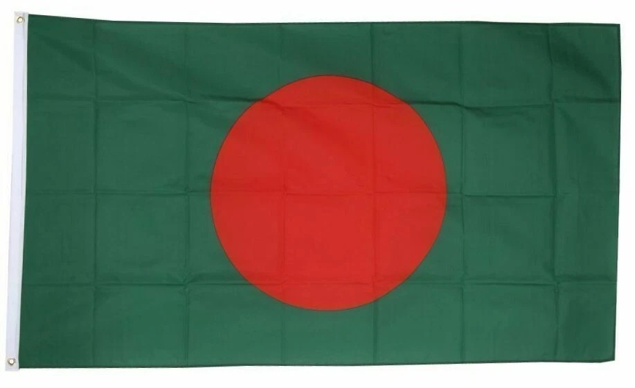 BANGLADESH FLAG 5' x 3' Bangladeshi Flags Asia Asian Flag  - Image 1 of 1