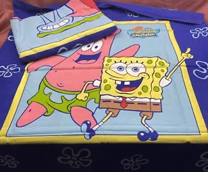 Spongebob Schwammkopf Bettwäsche ca. 135x200 80x80 cm Retro - Bild 1 von 4