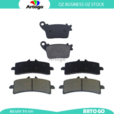 Pastillas de freno delanteras + traseras para Kawasaki ZX10 R Ninja ABS ZX 1000 2016 2017 2018 Foto 1 de 3