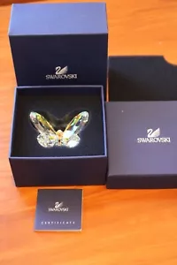 Swarovski Crystal Large "Aurore Boreale" Butterfly Aurora Borealis NEW IN BOX - Picture 1 of 10