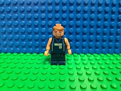LEGO Steve Nash Minifigure #13 3567 3433 NBA Dallas Mavericks CMF Lot nba018 HTF - Image 1 of 4