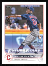 2022 Topps #470 Triston McKenzie Montgomery Club - Near Mint