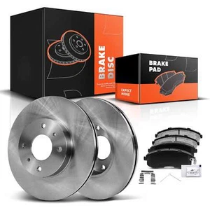 Front Disc Brake Rotors + Brake Pads for Nissan Altima 93-01 Sentra INFINITI G20 - Picture 1 of 8