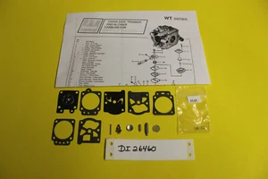 Echo CS500P Shindaiwa 491 G2500 Chainsaw Carburetor Walbro WT756 WT1009 Carb Kit - Picture 1 of 2