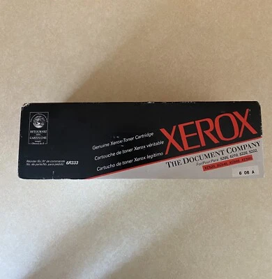 Genuine Xerox Toner Cartridge Reorder No. 6R333 Black SEALED Printer Ink - Image 1 of 2