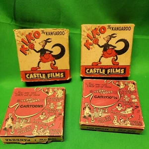 Vintage 8mm Castle Films; 4 Leerkarton siehe Beschreibung - Bild 1 von 10