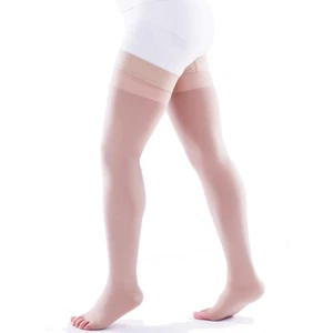 Calze a Compressione 30-40 mmHg Donna Uomo Calze Varicose Gonfiore Volo Viaggio - Foto 1 di 13
