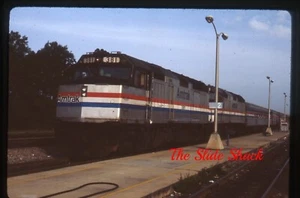 Amtrak Lok Nr. 381 at Depot Zug Eisenbahn 1983 Ektachrome 35mm Dia - Bild 1 von 1