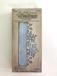 Sizzix Tim Holtz Alterations On the Edge Die SNOW FLURRIES 656920 - Picture 1 of 2