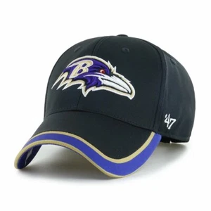 Baltimore Ravens NFL '47 MVP Adjustable Cap Hat Football Men's Strapback Black - Picture 1 of 3