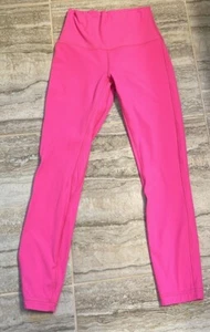 Pantalón acanalado de tiro alto Lululemon Align 25" rosa sónico talla 4 - Imagen 1 de 11